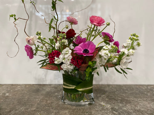 Elegant Birthday Flowers in a Vase