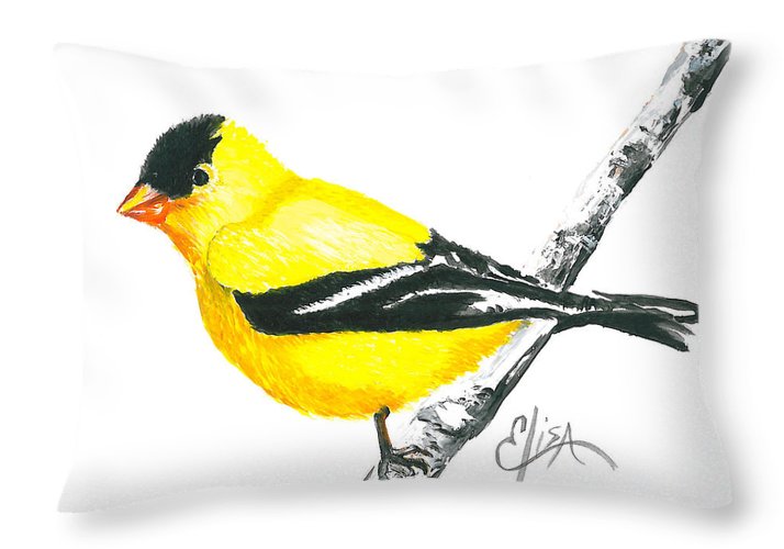 American Goldfinch - Throw Pillow