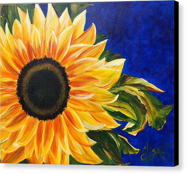 Bold Sunflower - Canvas Print