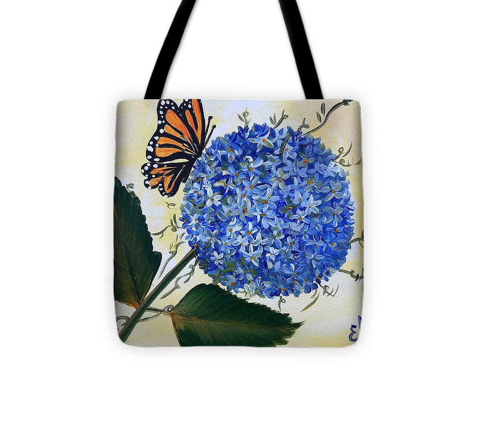 Butterfly kisses Hydrangea  - Tote Bag