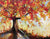 Fall Tree Morning  - Art Print