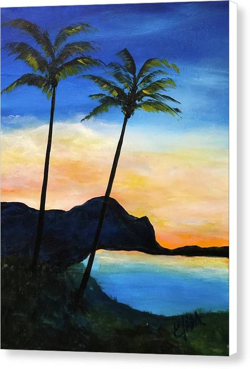Hawiian Sunset - Canvas Print