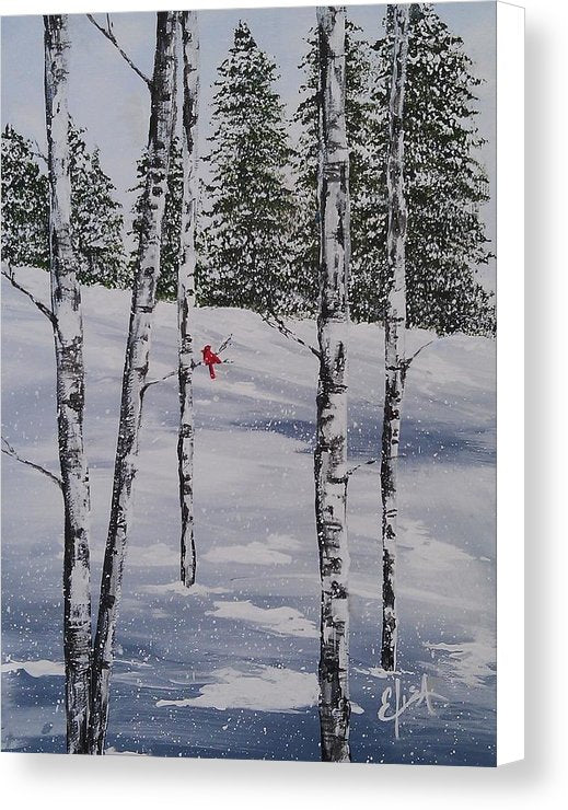 Winter Snow - Canvas Print